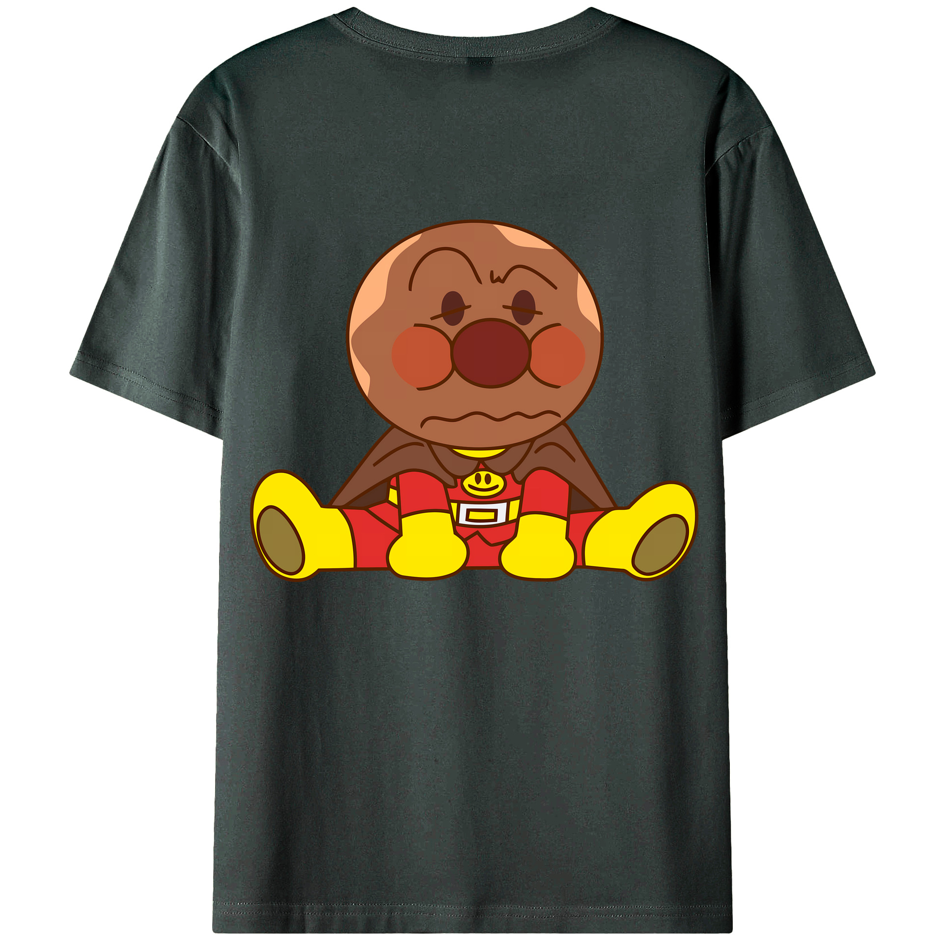（画像用） アンパンマン Anpanman 綿100％ メンズ半袖Tシャツ（バックプリント） 通気性